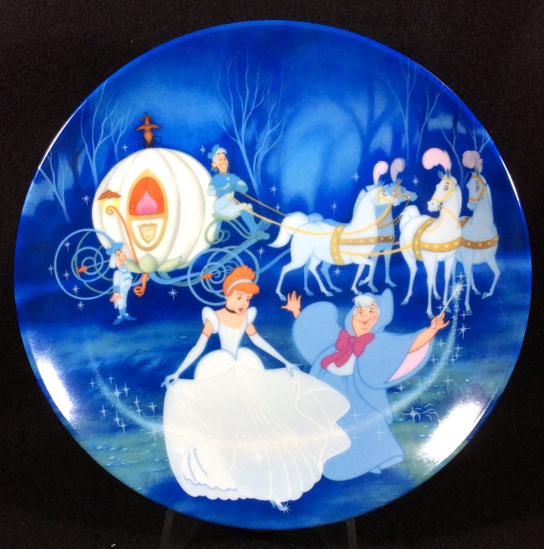 Bibbidi-bobbidi-boo Walt Disney Collector Plate, Premier / First Issue ...