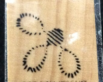 Not Sure What This Is Mounted Rubber Stamp From Stampin Up, Itty Bitties, Bee, Insect, Bug, Paw Print