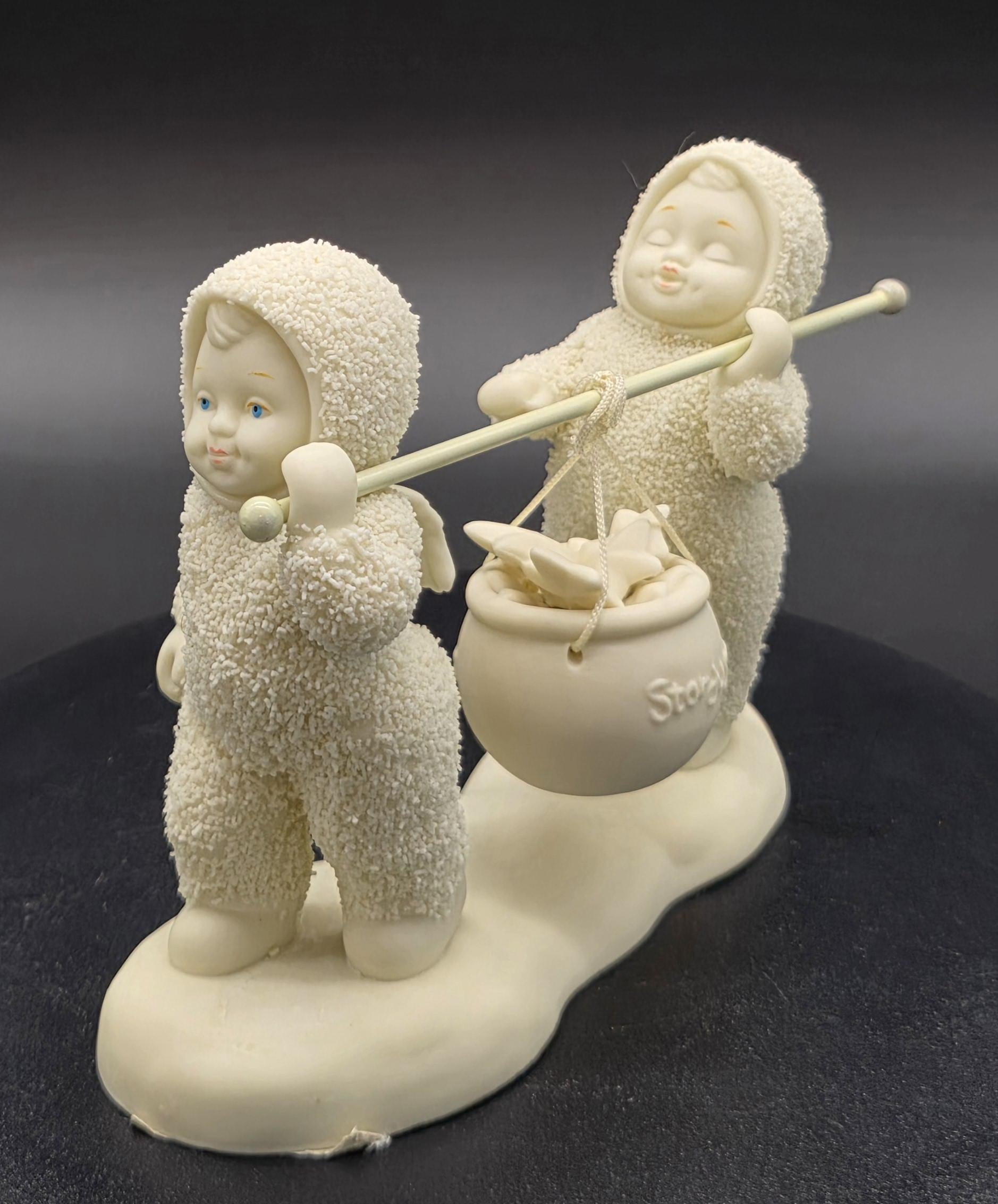 Snowbabies Whistle While You Work, Department 56, Retired, Vintage