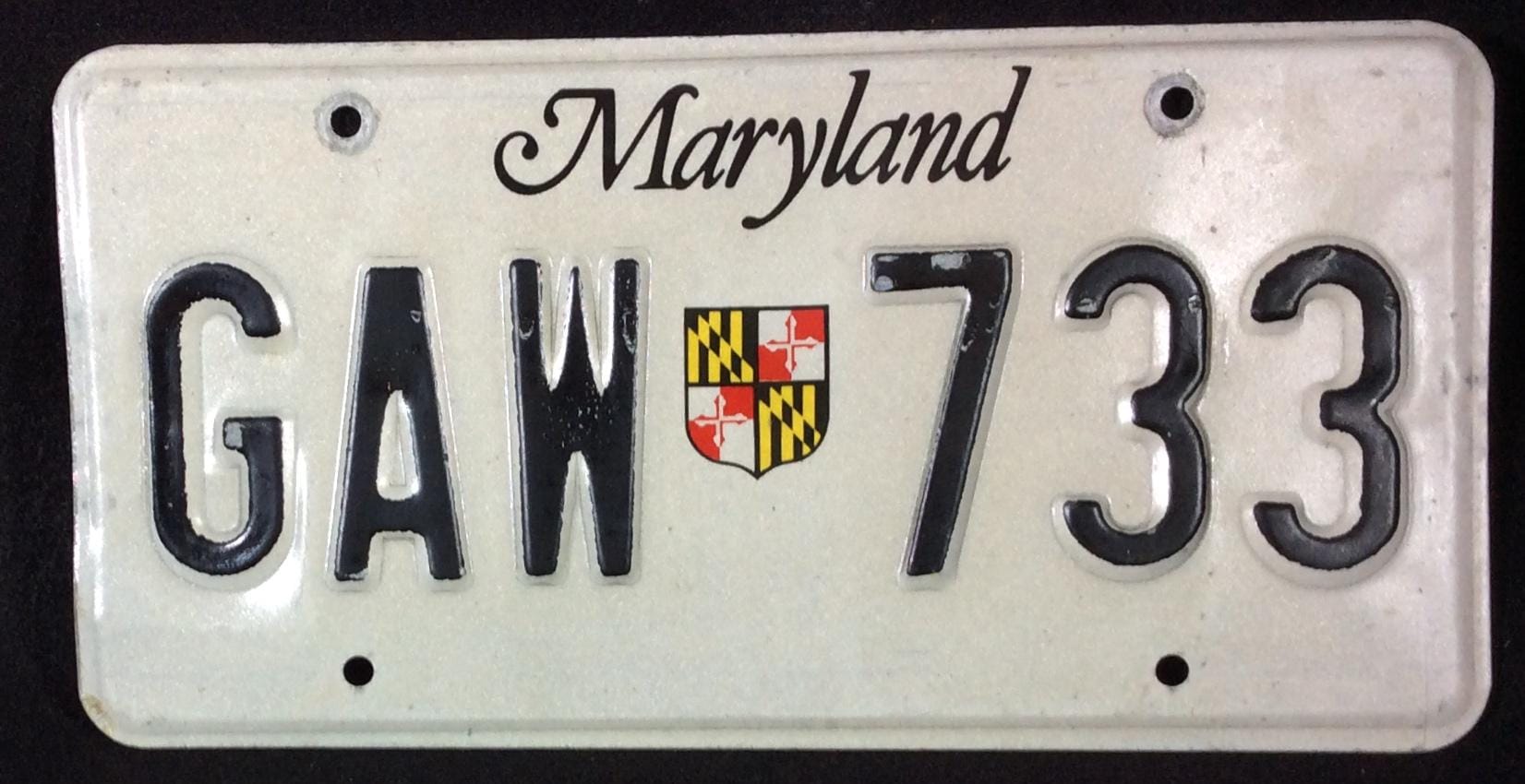 Maryland Vintage License Plate - Etsy