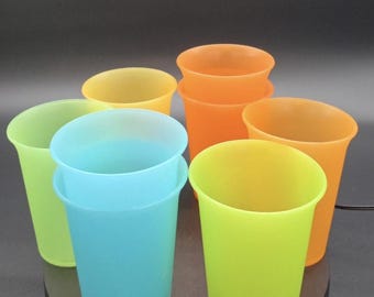 Vintage (10) Tupperware Bell Tumblers With NO LIDS Assorted Colors.. - Etsy
