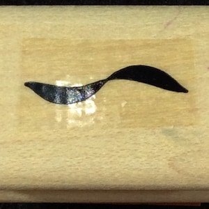 Small Swirl Wood Mounted Stamp From The Stampin Up Set Perfect Party