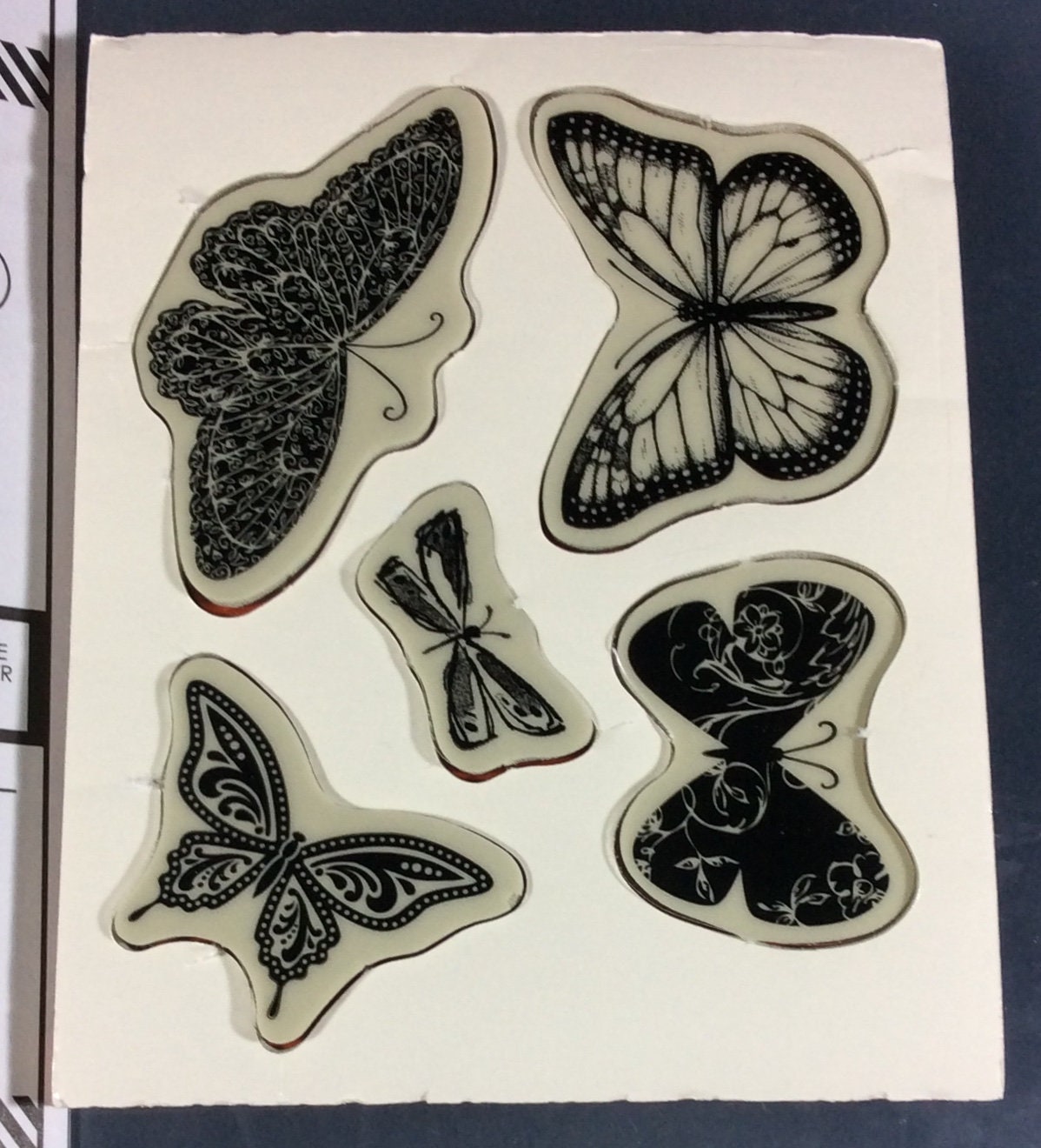 Best of Butterflies Cling Mount Rubber Stamp Set From Stampin - Etsy