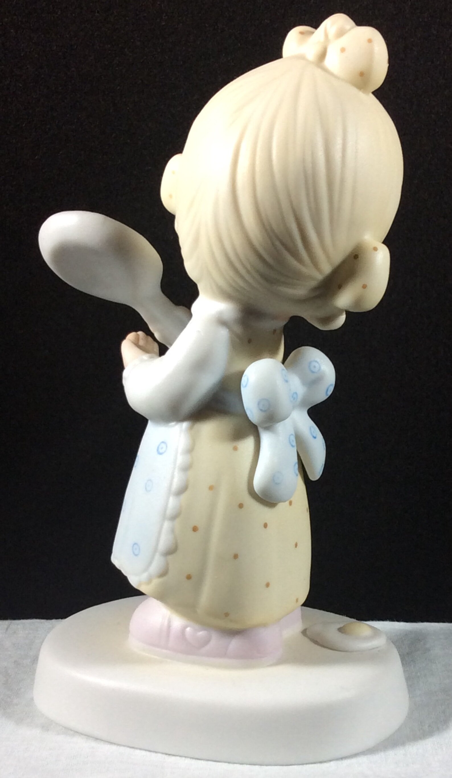 Precious Moments Eggs Over Easy Young Girl With Frying Pan Etsy