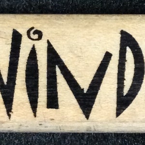 The Windy City Wood Mounted Rubber Stamp, Chicago
