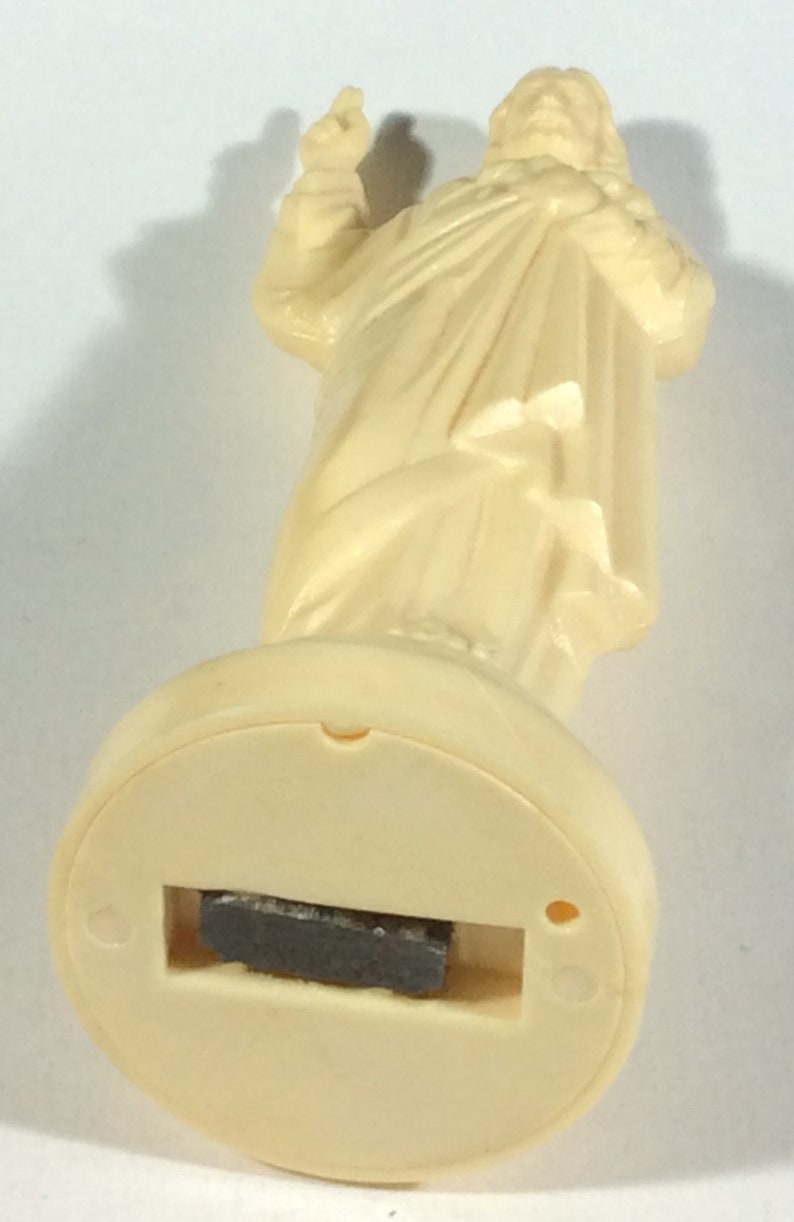 Plastic Dashboard Jesus Sacred Heart Auto League Southern Etsy.de