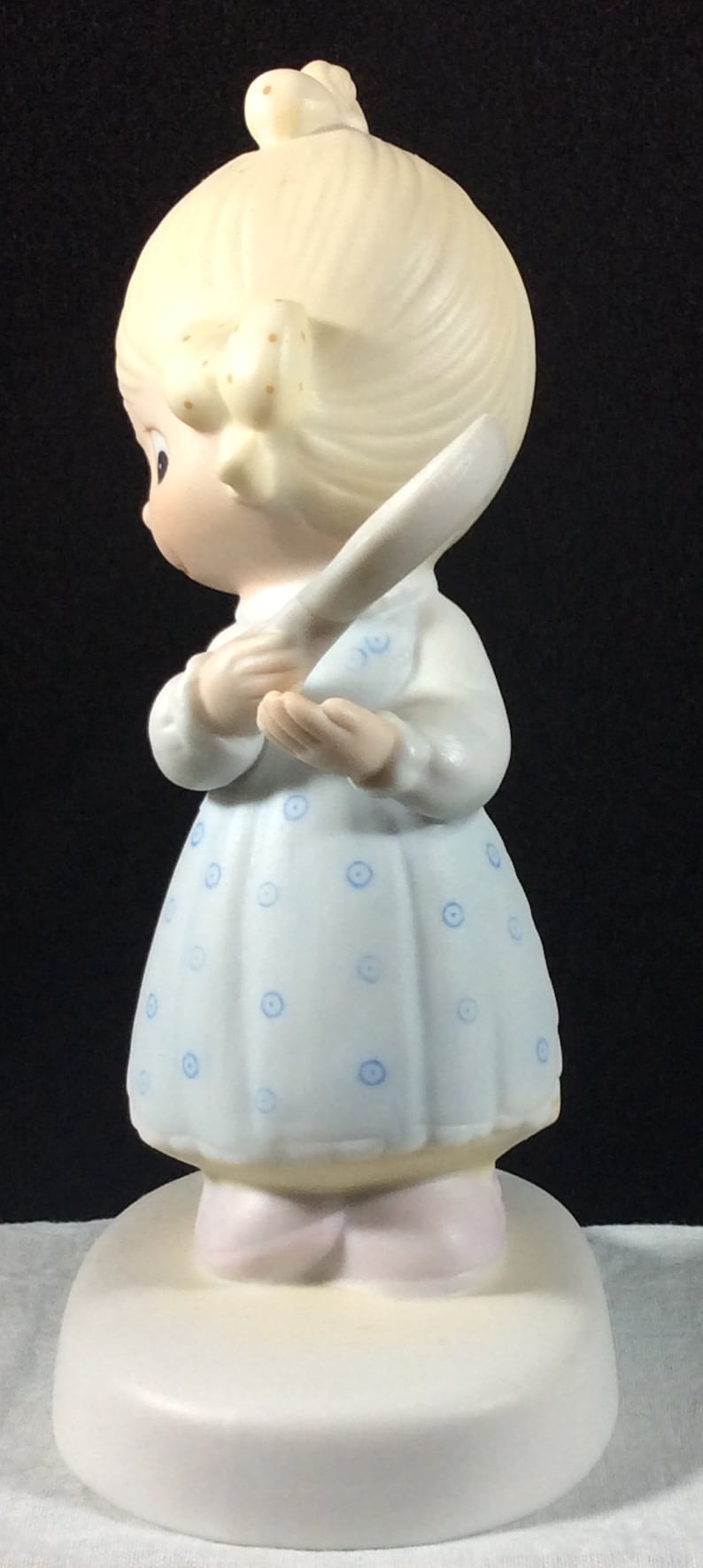 Precious Moments Eggs Over Easy Young Girl With Frying Pan Etsy