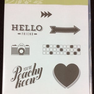 Stampin up Hello Friend Stamp Set - Etsy