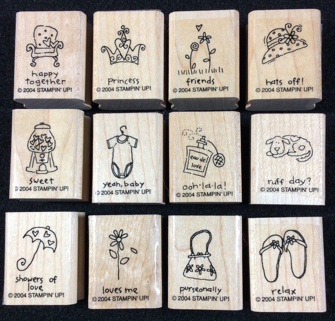 A Little Love Wood Mounted Rubber Stamp Set From Stampin up Sell A ...