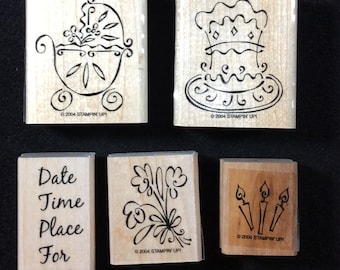 ヴィンテージ スタンピンアップ ギフト フォー ユー 木製マウント ゴム