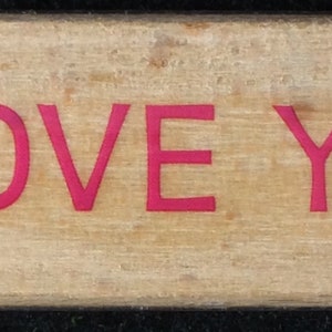 I Love You Script Wood Mounted Rubber Stamp From Studio G, Valentine&#39;s Day, Love, Engagement, Friendship, Anniversary, Marriage, Wedding