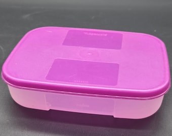 保存容器・ケース Tupperware Colorful Freezer Mate Gift Vintage Tupperware Freezer Mate Container Purple Lid Kitchen