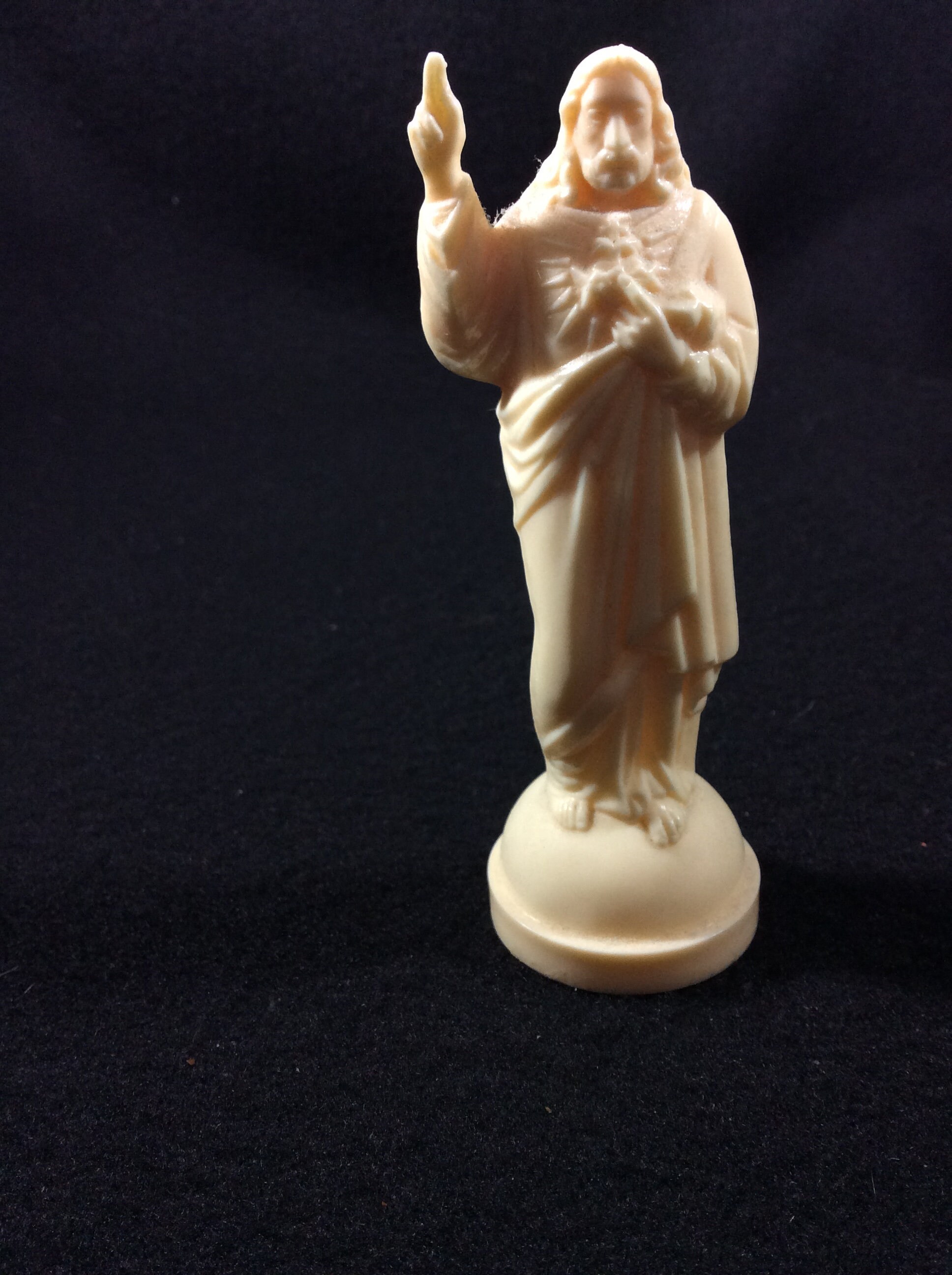 Plastic Dashboard Jesus Sacred Heart Auto League Southern Etsy