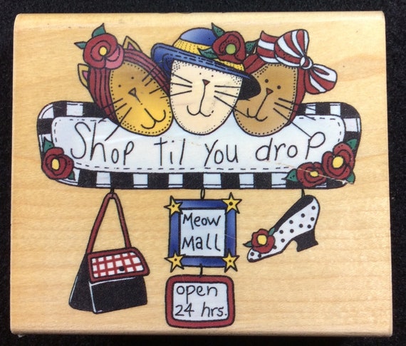 Have Read Cat Wooden Stamp Have Read Cat Wooden Stamp