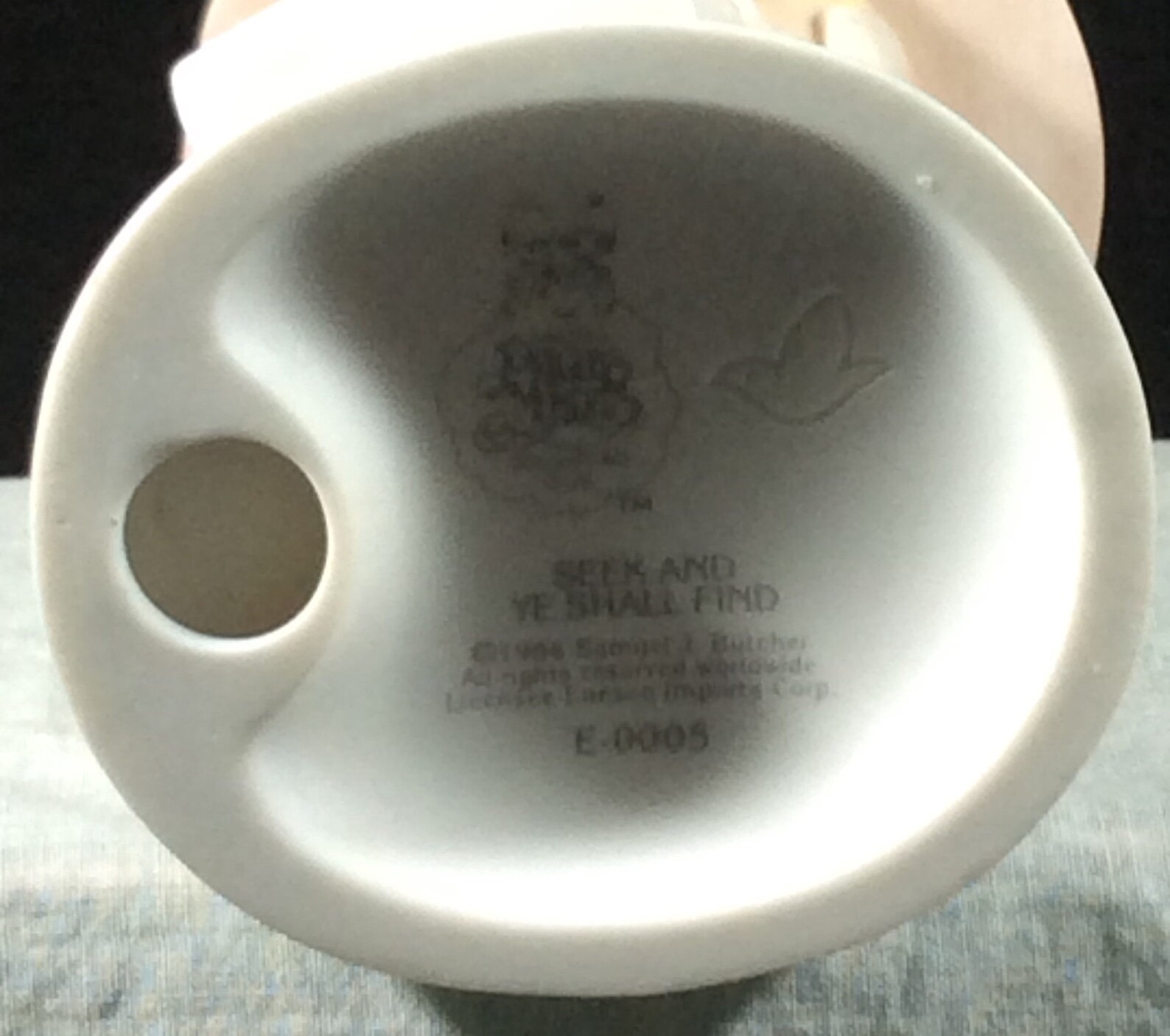 Precious moments seek and ye shall find enesco pmi 1985 etsy