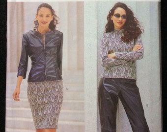 Butterick Misses'/Misses' Petite Top, Skirt, & Pants Pattern 6830 Size 6 - 8 - 10  David Warren, Easy