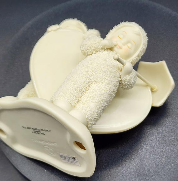 Snowbabies P.S. Just Wanted to Say, Department 56, Retired