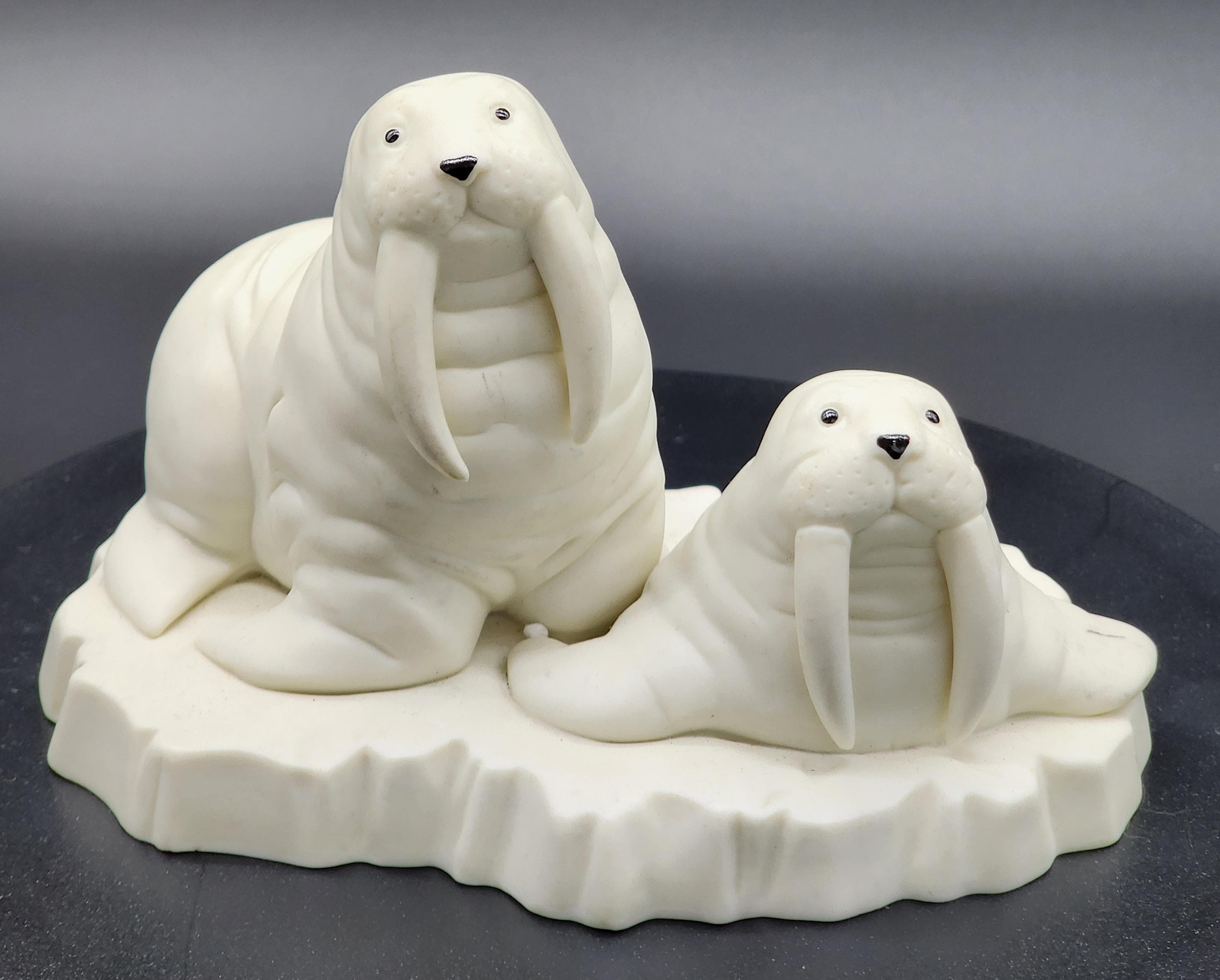 美品　アメリカ直輸入　babies スノーベイビーズ Snowbabies Walruses Separated From Ship of Dreams, Department 56