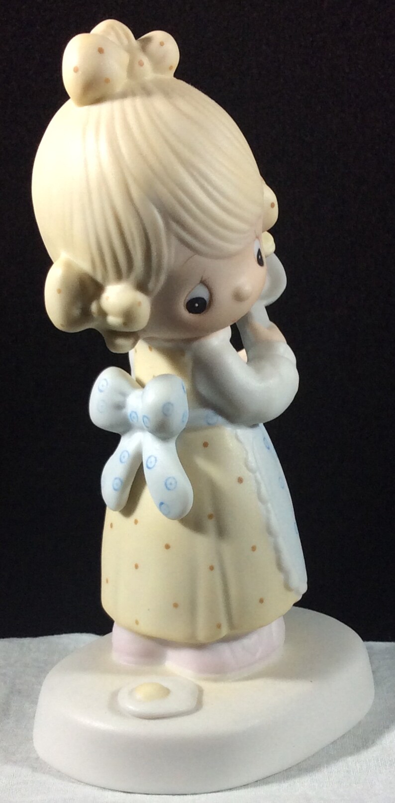 Precious Moments Eggs Over Easy Young Girl With Frying Pan Etsy