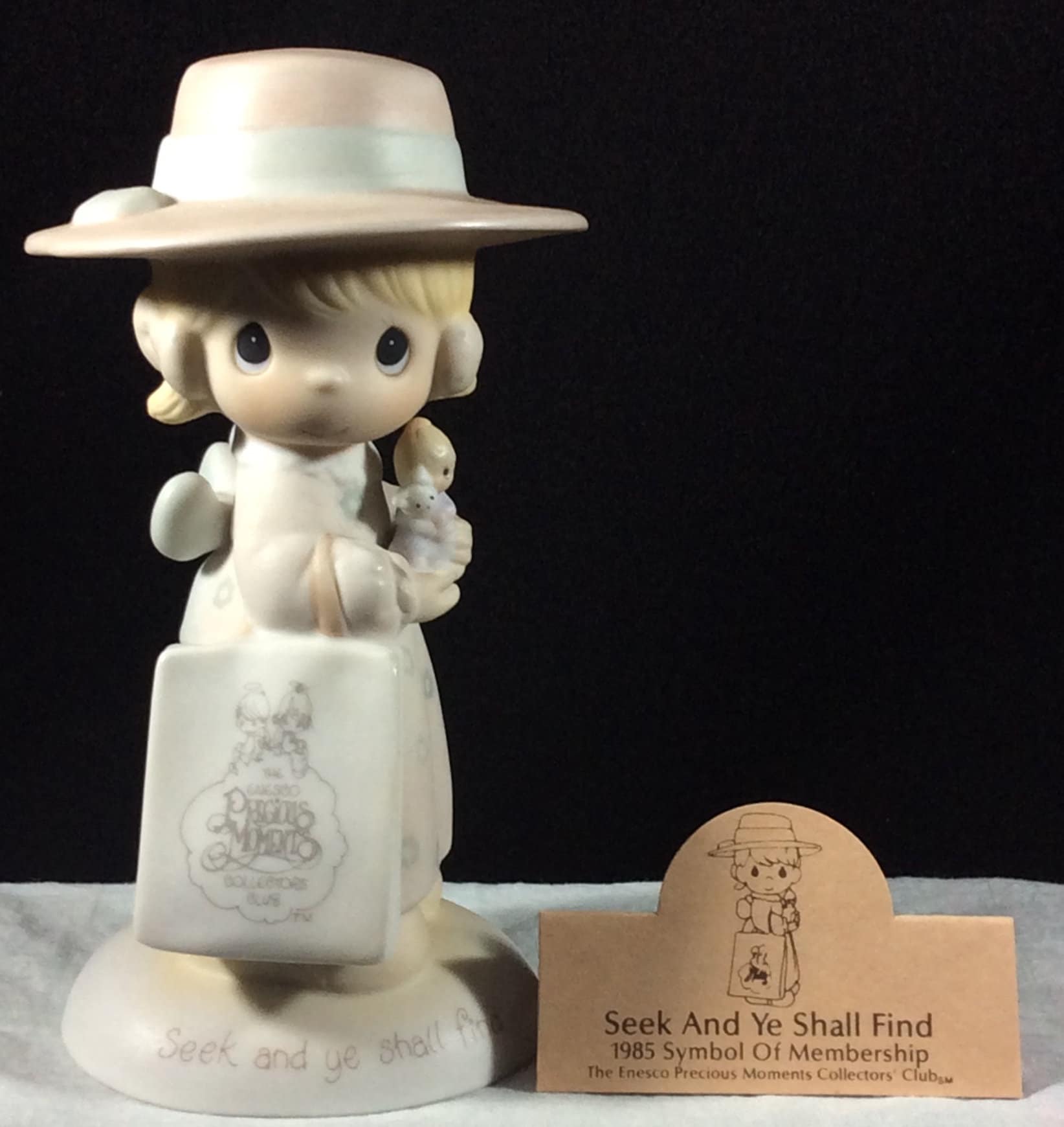 Precious Moments, Seek and Ye Shall Find, Enesco, PMI, 1985 Symbol
