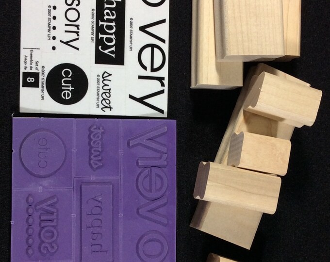 So Very Wood Mounted Rubber Stamp Set From Stampin up Retired so Very ...