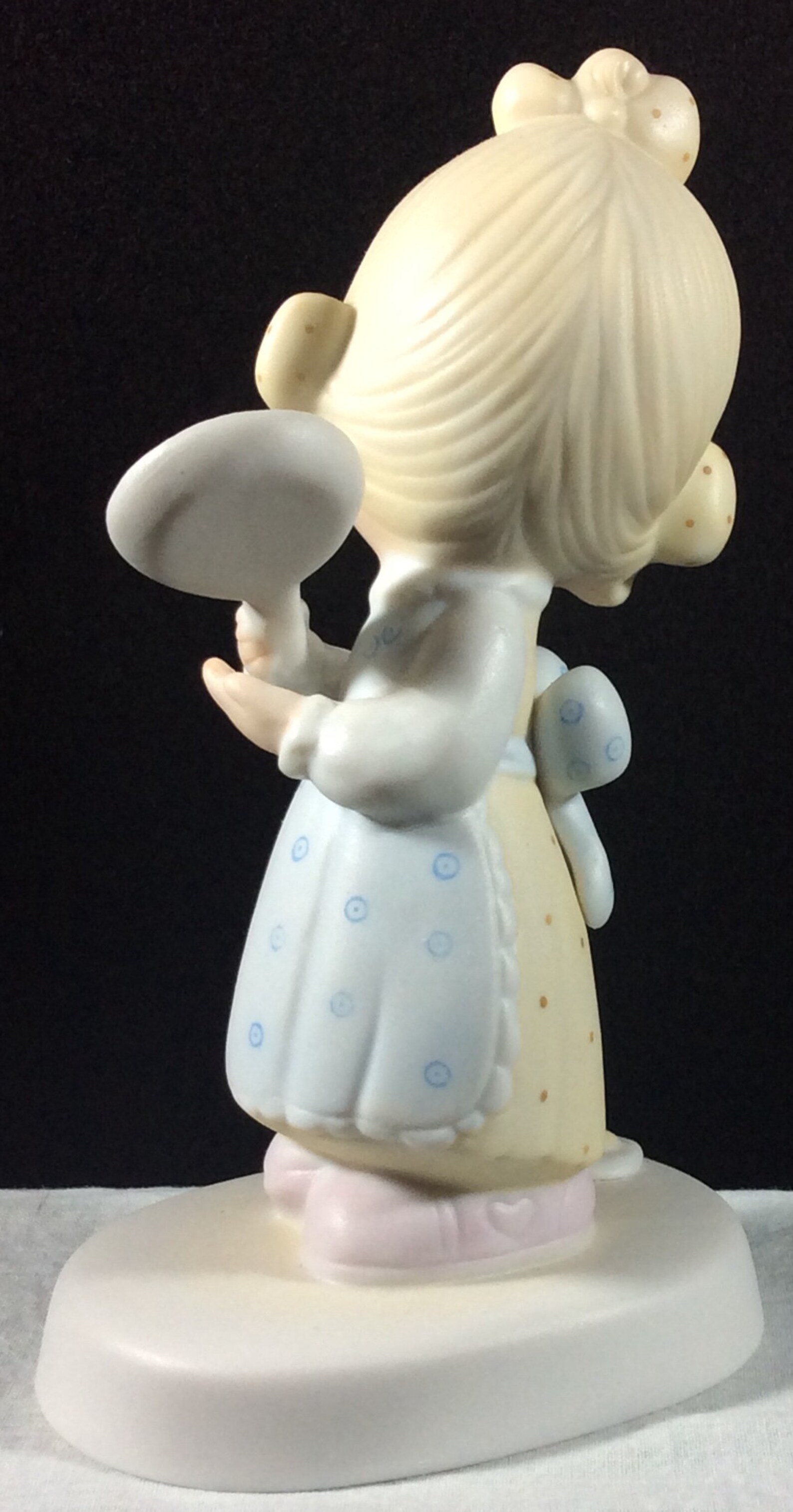 Precious Moments Eggs Over Easy Young Girl With Frying Pan Etsy