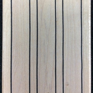 Three Rectangles Wood Mounted Rubber Stamp From Limited Edition, Geometric,
