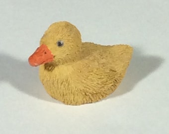 Debby Rubis Tiny Resin Duck, D Rubis, 1989, Infant, Baby