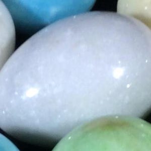 White Heavy Alabaster Marble Egg, Easter, Spring, Decor,