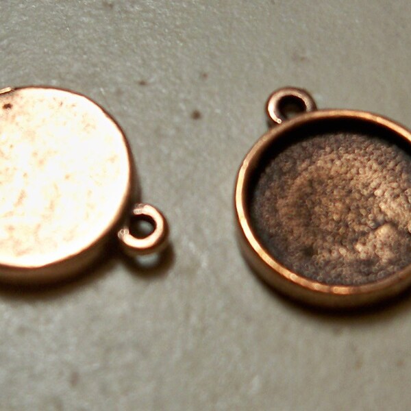 Antique Copper Bezel - Etsy