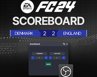 FC24 Scoreboard for OBS / Streamlabs