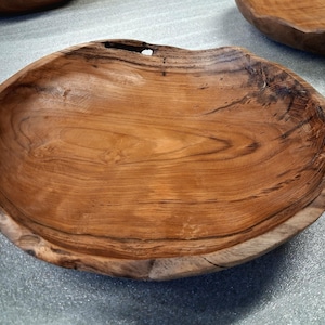 Ciotola/vassoio in legno di teak per fiori, piante, frutta, decorazione da tavola naturale fai da te