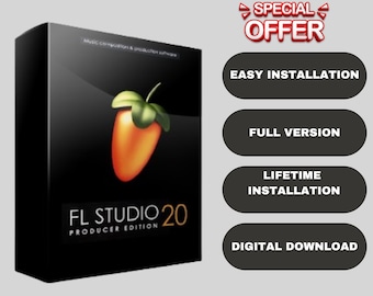FL Studio 21 Edition | Windows Music Production Software | All Plugins Edition Pre-activated for Lifetime