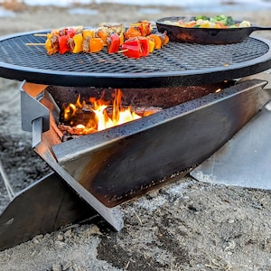 Personalized Fire Pit - Grill Supports
