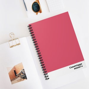 Pink Spiral Notebook - Ruled Line