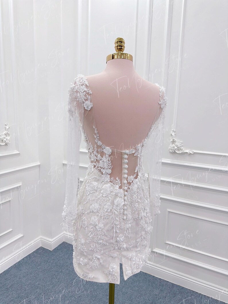 Luxurious Dinner Floral Lace Pattern Mini Dress main image 0