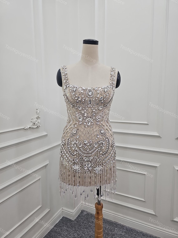 Crystal Short Wedding Dress. Luxury Mini Wedding Dress. Crystal Short Reception Dress. Custom Short Bridesmaid Dress. Crystal Short Wedding Dress. Luxury Mini Wedding Dress. Crystal Short Reception Dress. Custom Short Bridesmaid Dress.