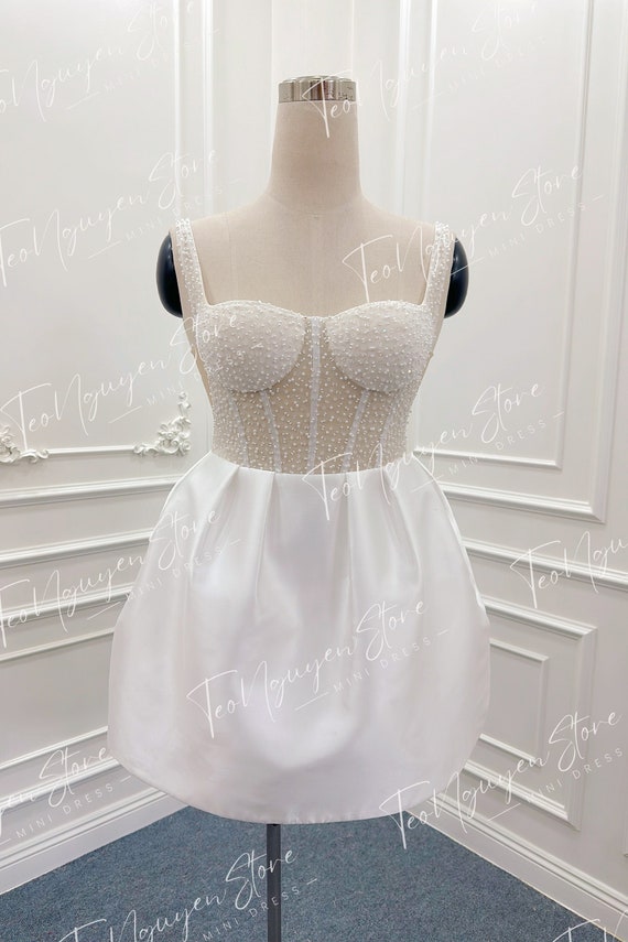 satin beaded mini dress Beaded Satin Mini Dress RAISA VANESSA INT