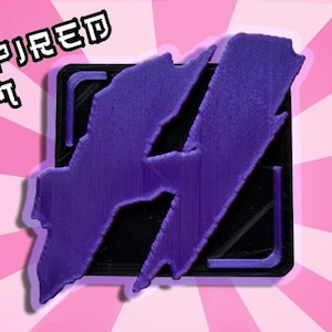 JDM Style &#39;H&#39; Emblem: Custom 3D Printed Car Badge