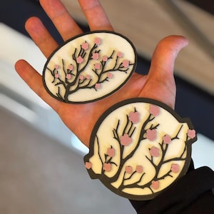 Cherry Blossom Car Badge: JDM Custom Emblem - Toyota/Nissan/Honda