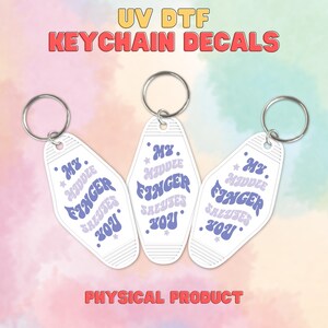 Middle Finger Keychain - Etsy