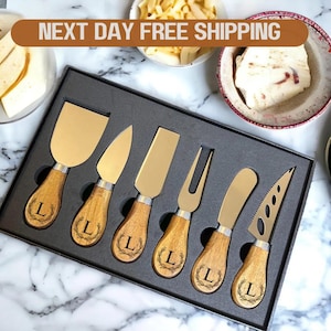 Personalized Cheese Knives Set- Perfect for Bridal Shower, Anniversary, Wedding, Birthday, Anniversary, Engagement, Gift for Mom, Dad
