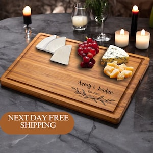 Personalized Cutting board Charcuterie Board -Perfect Wedding Gift, Engagement Gift Housewarming Gift Anniversary Birthday Corporate Gift