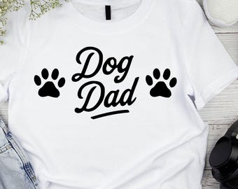 Dog Dad Paw Print SVG: Cricut & Laser Cut File (Digital Download)