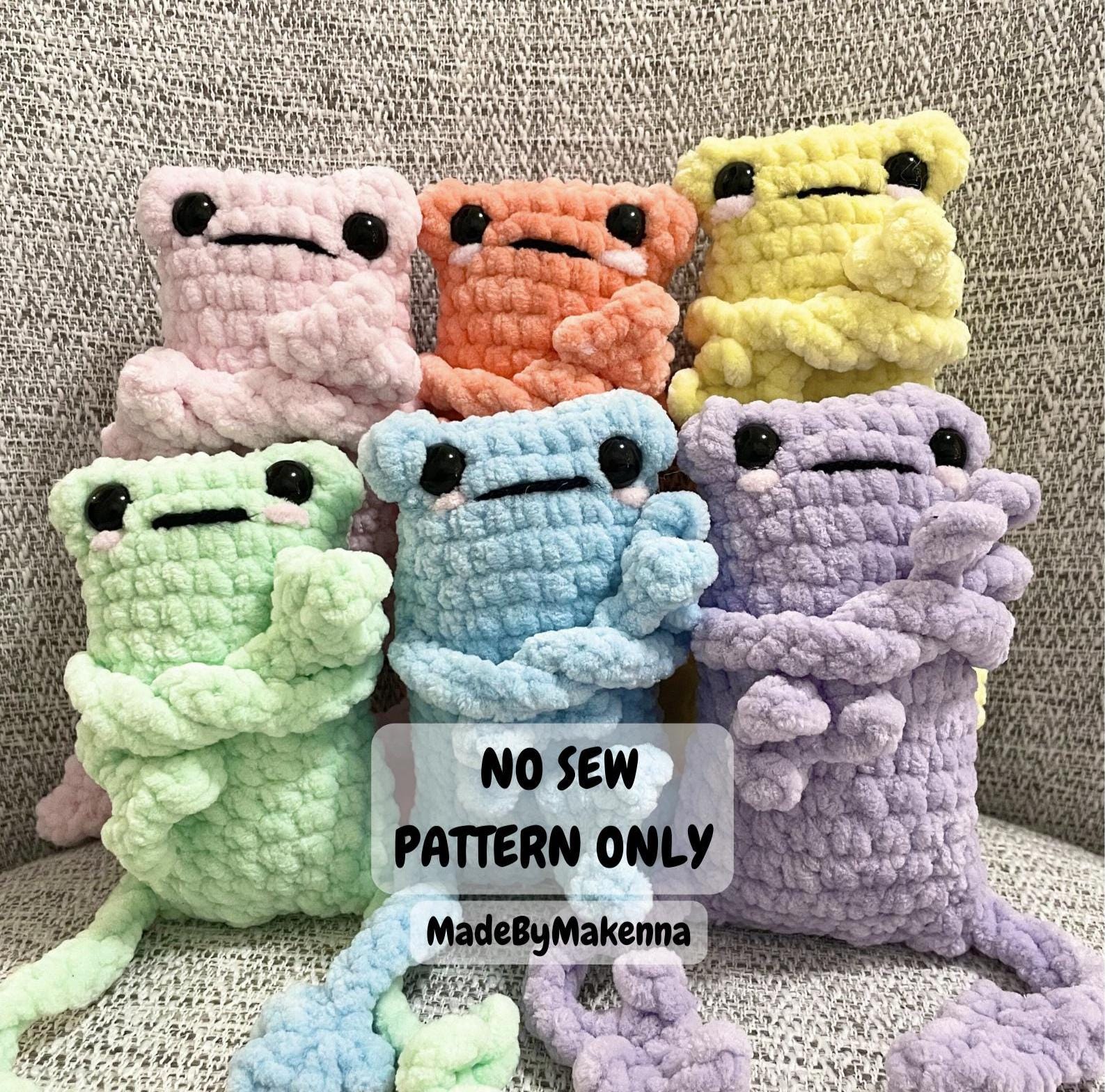 30 Leggy Frog Crochet Patterns to Charm Kids and Frog Fans 12 NO SEW Leggy Frog Crochet Pattern – Beginner Amigurumi Plushie