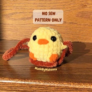 NO SEW Chick on a Swing-haakpatroon – amigurumi-knuffel voor beginners (pdf-download)