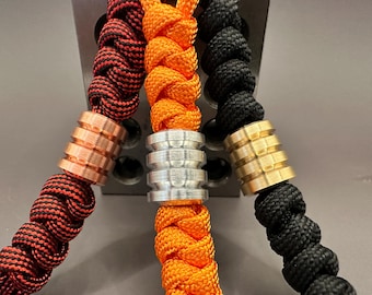 Handmade Lanyard Beads "The Rivet" | Knife Lanyard | Machined Lanyard Beads | EDC Accessory | Camping Gift | Paracord Keychain