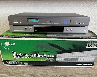 LG L414 VHS-videorecorder: supermultisysteem, werkend getest, originele doos