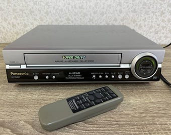 Vintage Panasonic NV-SJ50 VCR, 4-Head Multi System, Tested Working (pal/ntsc)