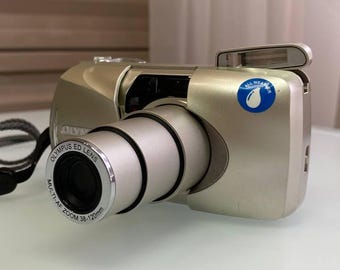 Olympus Mju III Wide 100 Point & Shoot Film Camera - Etsy